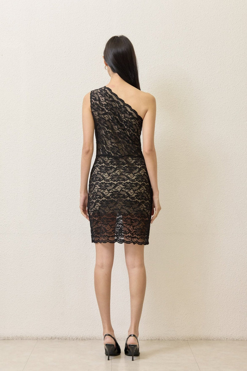 Perryn One - Shoulder Lace Dress