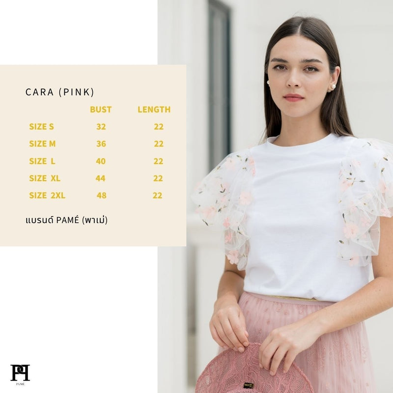 Cara Floral (Pink) T-Shirt