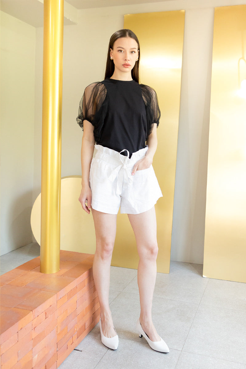 เสื้อ Cara Seethrough (Black)